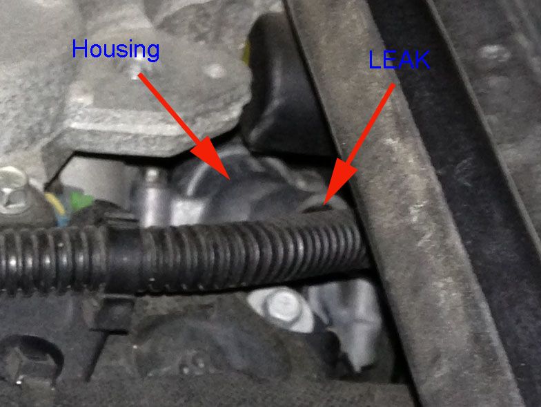 Thermostat housing leak Cadillac Owners Forum